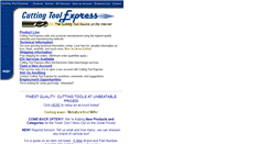 Desktop Screenshot of cuttingtoolexpress.com